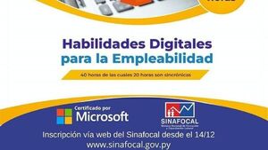 Sinafocal y Microsoft ofrecen curso de habilidades digitales