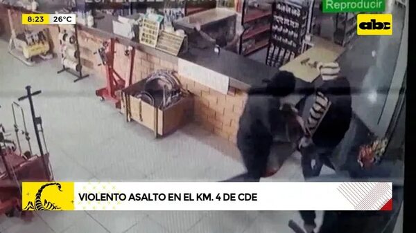 Violento asalto en CDE - ABC Noticias - ABC Color