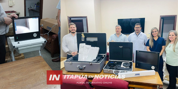 GOBERNACIÓN DE ITAPÚA DONÓ FIBROBRONCOSCOPIO AL HOSPITAL REGIONAL DE ENCARNACIÓN - Itapúa Noticias
