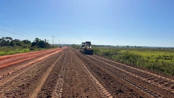 Buen avance de obras del Corredor Agroindustrial de San Pedro