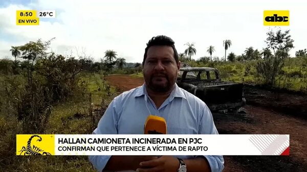 Hallan camioneta incinerada en PJC - ABC Noticias - ABC Color