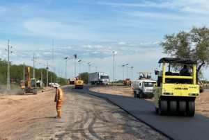 Ruta PY09 — Transchaco: concluyen trabajos de carpeta asfáltica en Irala Fernández - .::Agencia IP::.