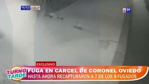 Así se fugaron los presos en Coronel Oviedo