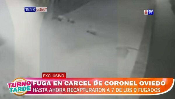 Así se fugaron los presos en Coronel Oviedo