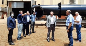 Verifican la fabricación de los componentes hidromecánicos para la Defensa Costera de Pilar