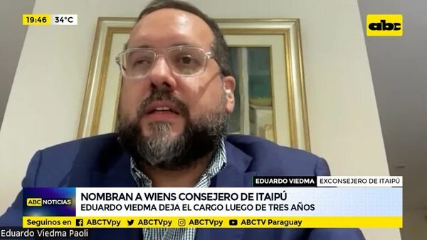 Nombran a Wiens consejero de Itaipú - ABC Noticias - ABC Color