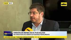 Omisión de bienes de HC fue dolosa - ABC Noticias - ABC Color
