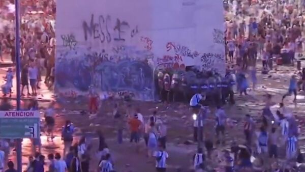 Disturbios en festejos por la Selección Argentina