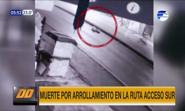 Muerte por arrollamiento en Acceso Sur | Telefuturo