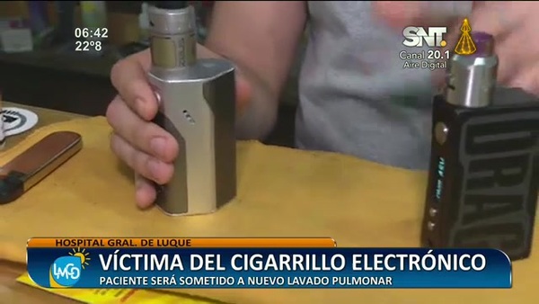 Joven afectado por el uso de Vape - SNT