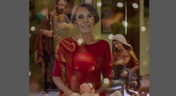 [VIDEO] El mensaje de "Doña Florinda" para esta Navidad