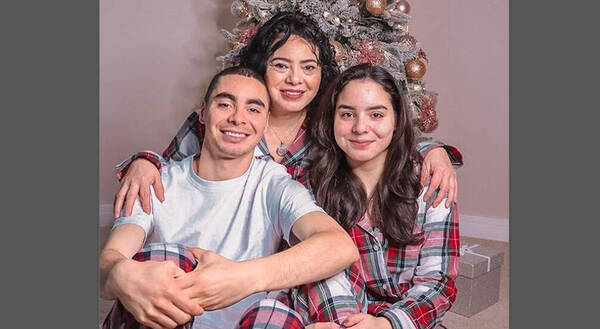 El lindo gesto navideño de la familia de "Miggy" Almirón