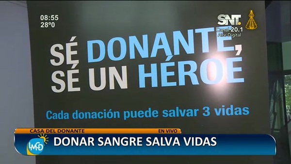Donación de sangre en estas fechas de mucho amor - SNT