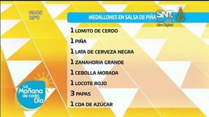 Bloque Cocina de la Mañana de Cada Día: Medallones en salsa de piña - SNT