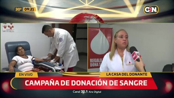 Donación de sangre en estas fechas de mucho amor - C9N