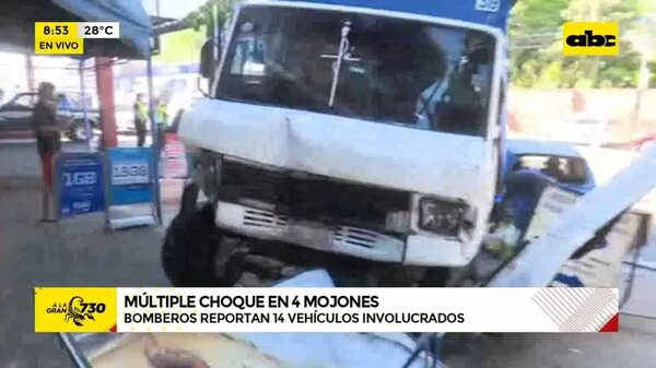 Múltiple choque en Acceso Sur - ABC Noticias - ABC Color