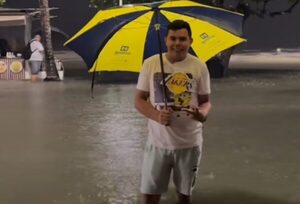 (VIDEO)Último tyeraku: Lata Pararã fue a vacacionar a Camboriú y estaba inundado