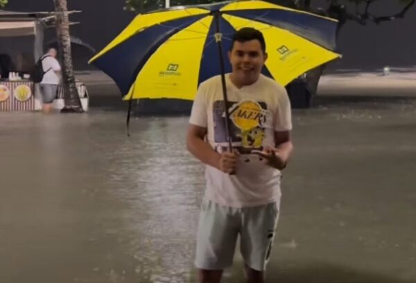 (VIDEO)Último tyeraku: Lata Pararã fue a vacacionar a Camboriú y estaba inundado