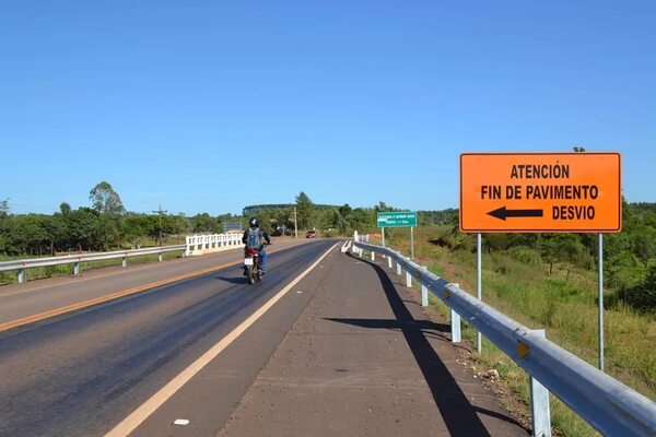 Piden mejorar señalización en la finalización del pavimento de la Ruta PY18 - Nacionales - ABC Color