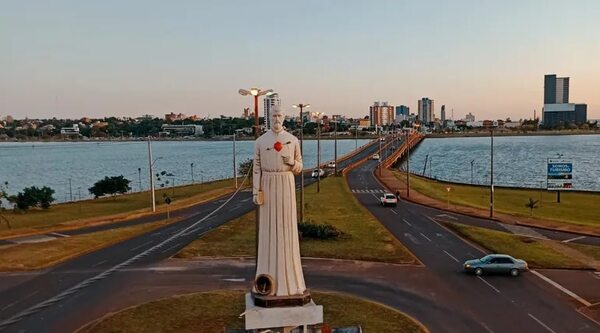 Este viernes se inaugura escultura de San Roque, en el acceso a Encarnación - Nacionales - ABC Color