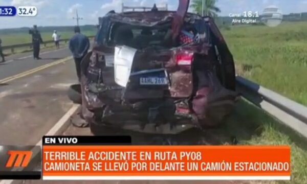 Terrible accidente en ruta PY08 | Telefuturo