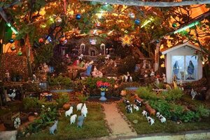 Mágica navidad en el tradicional  pesebre hidráulico de la familia Sabaté, de Luque - Interior - ABC Color