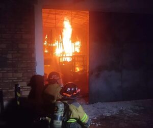 Voraz incendio afecta a una de las oficinas del Senave en Asunción  - Policiales - ABC Color