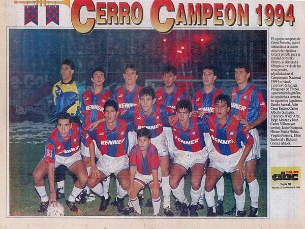 Cerro Porteño: hace 28 años caía la estrella 23 - Fútbol - ABC Color