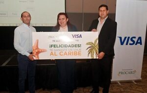 Procard y VISA sortearon un viaje al Caribe - Empresariales - ABC Color