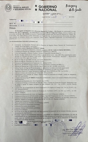 En plena marcha “operativo pan dulce” de los inspectores de oficina del Trabajo - La Clave