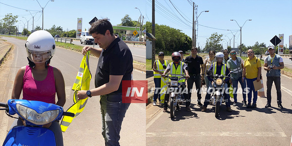 CARMEN DEL PARANÁ: LANZAN GRAN CAMPAÑA DE EDUCACIÓN VIAL A MOTOCICLISTAS - Itapúa Noticias