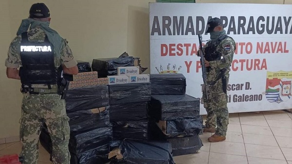 Incautan 13.000 cajetillas de cigarrillo a orillas del Lago Itaipú - Noticias Paraguay