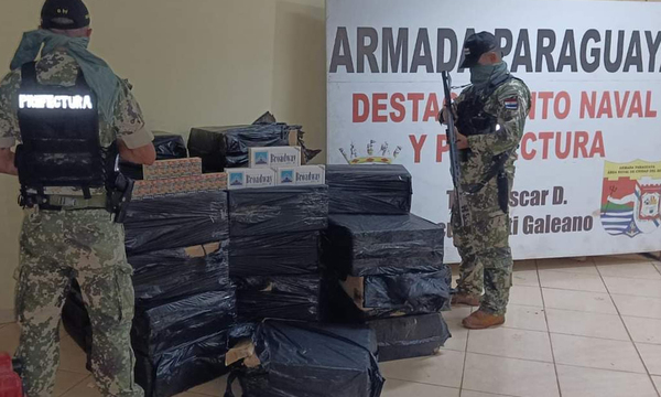 Incautan carga de cigarrillos en el lago Itaipú - OviedoPress