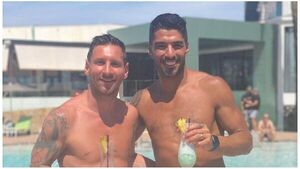 Luis Suárez llega a Rosario para pasar la Navidad con Messi