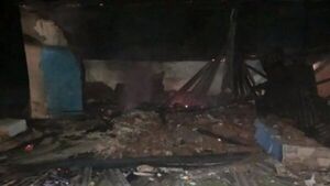 Un hombre presuntamente incineró la vivienda de su madre en Yaguarón