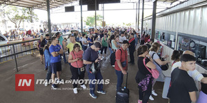 AUMENTÓ EL FLUJO DEL TRÁNSITO VECINAL FRONTERIZO A DÍAS DE LA NAVIDAD - Itapúa Noticias