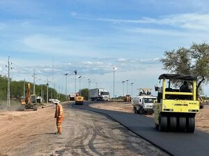 Ruta Transchaco: concluyen trabajos de carpeta asfáltica en Irala Fernández - Noticias del Chaco - ABC Color