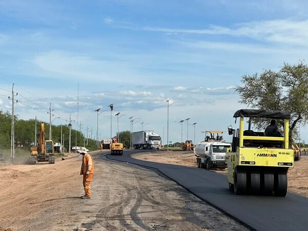 Ruta Transchaco: concluyen trabajos de carpeta asfáltica en Irala Fernández - Noticias del Chaco - ABC Color