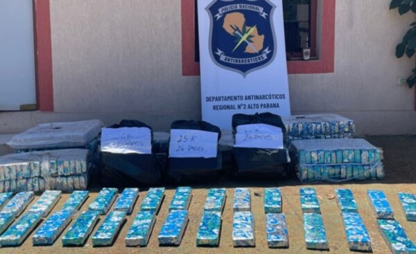 Incautan 305 kilos de marihuana en el barrio Ciudad Nueva
