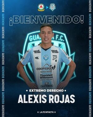 Robinho Rojas, en Guaireña - Fútbol - ABC Color