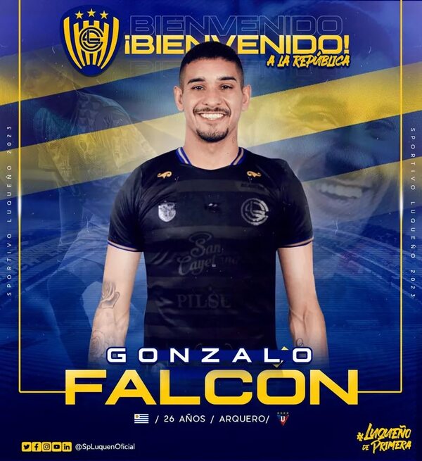 Uruguayo Falcón, décima contratación de Luqueño - Fútbol - ABC Color