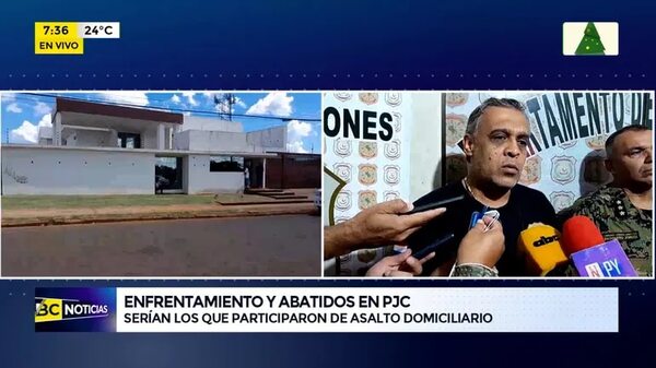 Enfrentamiento y abatidos en PJC - ABC Noticias - ABC Color