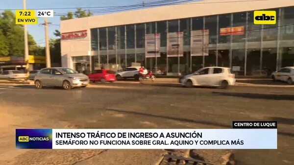 Intenso tráfico de ingreso a Asunción - ABC Noticias - ABC Color