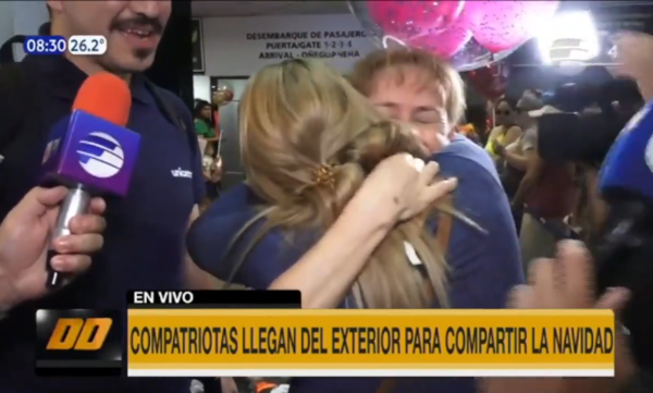 Compatriotas vuelven para pasar la Navidad - Paraguaype.com