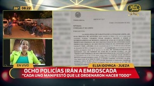 Ocho policías irán a Emboscada - C9N