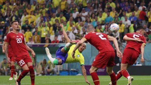Richarlison marcó el mejor gol del Mundial de Qatar