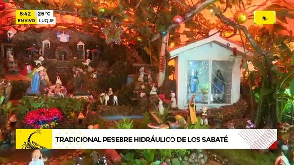 Tradicional pesebre hidráulico de los Sabaté - ABC Noticias - ABC Color