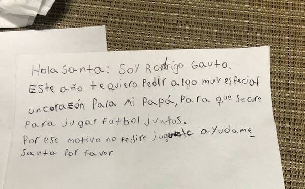 En vez de juguete, niño pidió a "Santa" un corazón nuevo para su papá