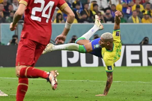 La tijera de Richarlison ante Serbia, elegido mejor Gol del Mundial 2022 - Mundial Qatar 2022 - ABC Color