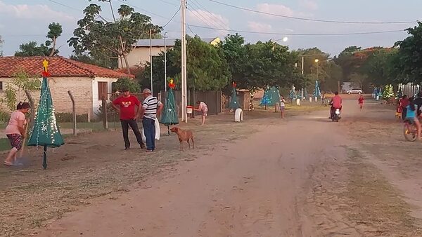 Vecinos dieron vida a la cuadra con pesebre, luces y adornos navideños - Nacionales - ABC Color